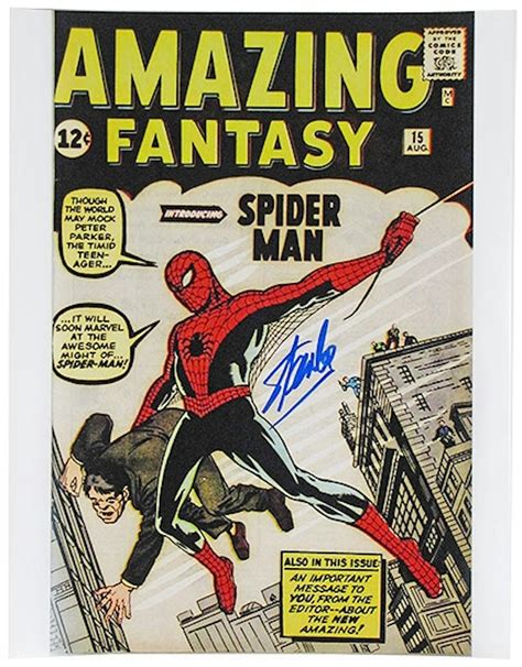 stan lee autographed comic